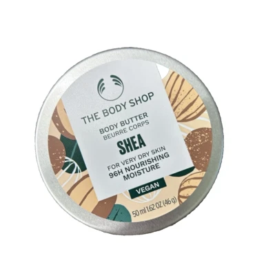 The Body Shop Shea Body Butter 1.62 oz Very Dry Skin Discontinued HTF Mini - Image 1 of 4