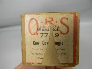 Cow Cow Boogie QRS Player Piano Word Roll - 10C - Bild 1 von 5