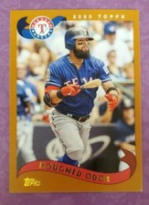 2020 Topps Archives #254 Rougned Odor Texas Rangers Baseball Card - Great 4 TTM
