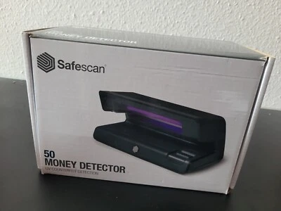 Safescan 50 Money Detector UV-Falschgeldprüfgerät Kreditkarten Ausweisen neu - Bild 1 von 4