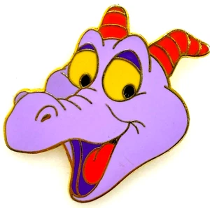 2002 - DISNEY Trading Pin - FIGMENT the IMAGINEERING DRAGON 's Head SMILING - Picture 1 of 3