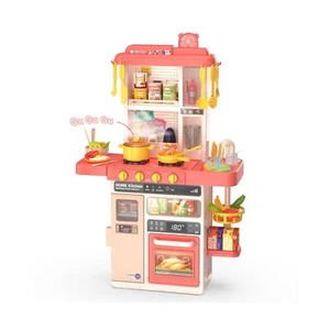 Kids Kitchen Play Set,Interactive Kids Kitchen Play Set with 50Pcs of Pre - Picture 1 of 6