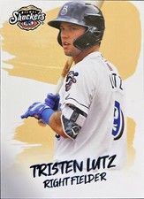 2021 Choice Biloxi Shuckers #19 Tristen Lutz Rookie Milwaukee Brewers