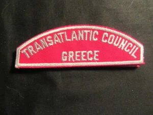 Transatlantic Council Greece Red & White Strip RWS LSP c86 - Imagen 1 de 1