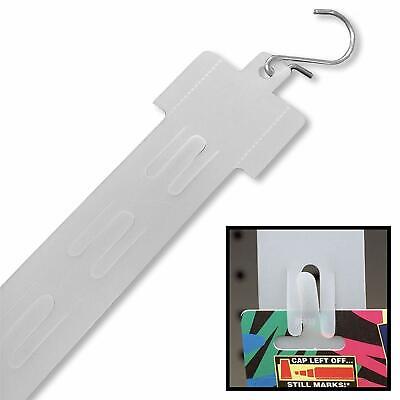Clip Strip Brand 12 Item Hanging Merchandise Plastic Display W/ S Hooks, 21.3  L • 7.95$