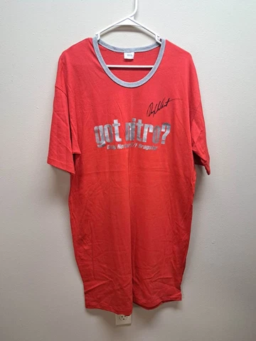 NHRA Doug Herbert T/F Dragster Got Nitro? Autographed Men's Long Shirt One Size Cover