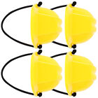 4 Pcs Puppenhundehelme Mini-Bauhut Safety Helmet Spielzeug-Zubehör Miniatur