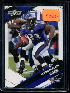 t2234 - 2009 Score Inscriptions Scorecard #22 Le'Ron McClain /50 Ravens NM-MT - Picture 1 of 1
