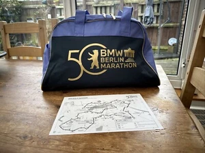 New Adidas Limited Edition 50th Anniversary Berlin Marathon Bag Includes A4 Map - Picture 1 of 20