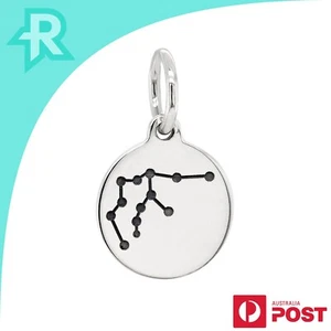 Aquarius Star Sign Sterling Silver 925 Pendant Charm - Bild 1 von 7