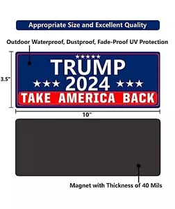 Trump 2024 Large Magnet - Picture 1 of 4
