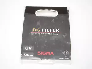 Sigma DG 58mm UV Ultraviolet Filter - Picture 1 of 2