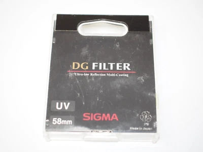 Sigma DG 58mm UV Ultraviolet Filter - Image 1 of 2
