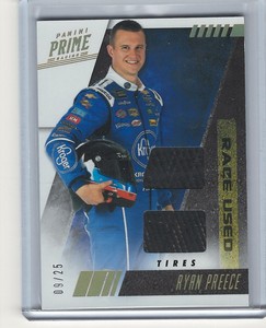 2019 PANINI PRIME RYAN PREECE KROGER RU TIRES 2X CARD#RUD-RP /25