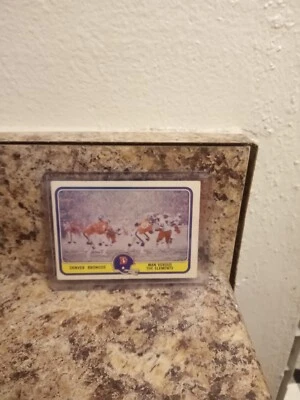 1981 The Fleer Set Denver Broncos Man Versus The Elements Card #15 - Image 1 of 2