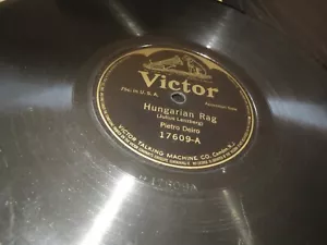 78RPM Victor 17609 Pietro Deiro - Hummer Medley, Army / Hungarian Rag, clean V+V - Imagen 1 de 6