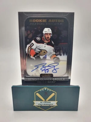 Benoit-Olivier Groulx 2022-23 OPC Platinum Rookie Autos Card - Image 1 of 3