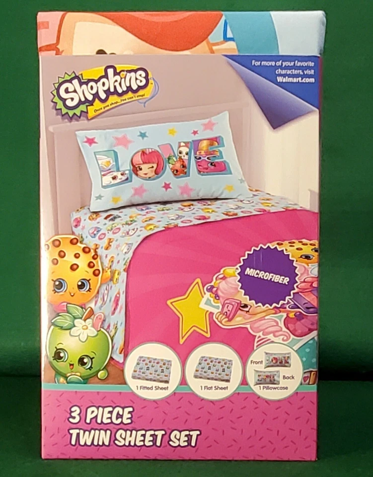 Shopkins 3 pc Twin Sheet Set - Image 1 of 2