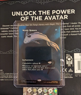 MTG, Mystic Remora (#0016), Avatar: The Last Airbender, Borderless Foil, NM - Image 1 of 3