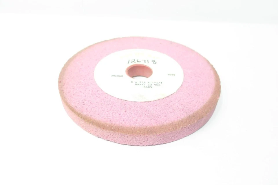 Radiac RAA46 I2 VOS Grinding Wheel 8in X 3/4in X 1-1/4in - Image 1 of 4