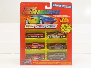 Matchbox 1988 Super Color Changers 6 Pack Mixed Cars New 8989 - Picture 1 of 4