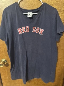 Soft As a Grape MLB Baseball T-Shirt Boston Red Sox Logo Women’s Xl Team - Picture 1 of 7