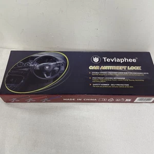 Tevlaphee Steering Wheel Lock Anti Theft Car Device Universal Car Theft Black - Picture 1 of 8