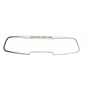 Script Rear View Mirror Trim For 14-19 Chevy Corvette Z06/Z51 w/Auto-Dim Mirrors - Picture 1 of 3