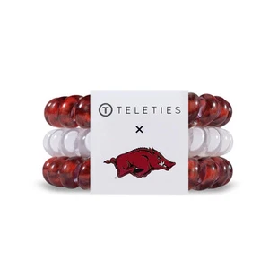 Teleties Large University of Arkansas Razorbacks   / Pack of 3 . New with tags. - Picture 1 of 2