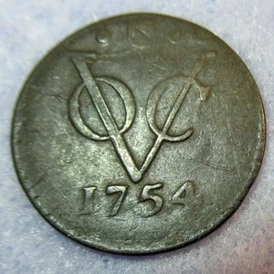 Certificate of Authenticity 1754 New York 1/2 Penny VOC Dutch Colonial Half Cent - Picture 1 of 4