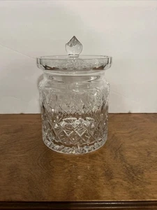 Rogaska Crystal Gallia Deckel Keksdose Fass, geätzt & signiert - Bild 1 von 3