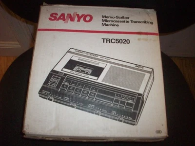 Sanyo Memo-Scriber TRC5020 Complete In Original Box - UNUSED - Image 1 of 4