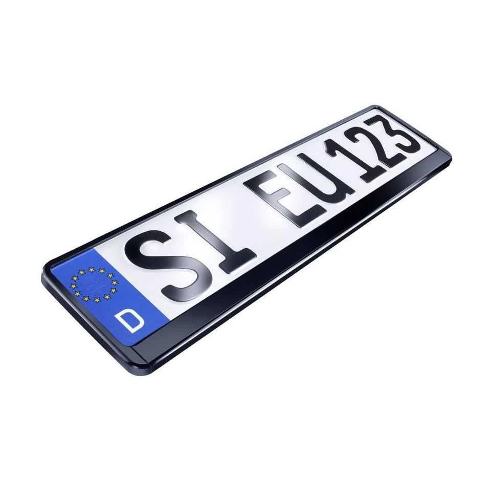 ALUTEC Kennzeichenhalter Erucarat "Black Brilliant" 1 Stück - Bild 1 von 1