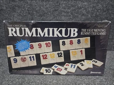 Vintage 1990 The Original RUMMIKUB The Fast Moving Rummy Tile Game - Image 1 of 4