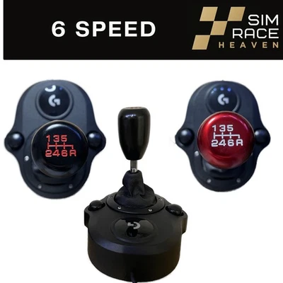 Logitech Gear Knob Metal Adapter Shifter Mod Knob 6 Speed G29 G920 G923 - Image 1 of 3