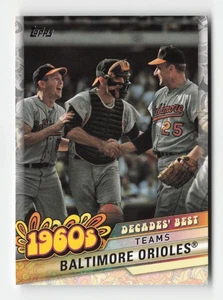 Baltimore Orioles 2020 Topps Decades' Best Green (Series One) Baltimore Orioles - Picture 1 of 2