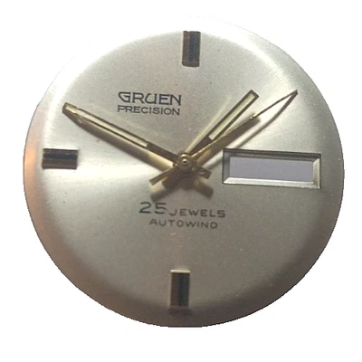 Gruen Precision 560 Automatic Watch Dial 28.3mm watch parts - Image 1 of 2