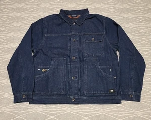 Vans Donato Denim Jacket Dark Blue Mens Size Medium NWOT Eisenhower - Picture 1 of 4
