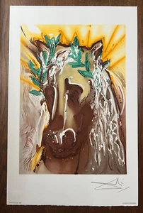SALVADOR DALI Lithograph 1983 " " LE CHEVAL DU PRINTEMPS "" Plate Signed - Picture 1 of 7