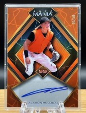 2023 Wild Card Jackson Holliday RC #40/50  Auto Mania Orange Color Match