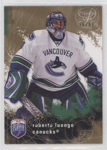 2007-08 Upper Deck Be a Player Player's Club /99 Roberto Luongo #188 HOF