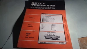 RTA - AUDI 80 TOUS MODELES - N°335 - 1974 - Foto 1 di 2