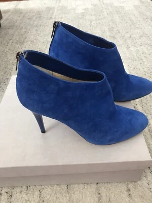 Jimmy Choo Gamuza Azul Rooney Botín 40.5 Foto 1 de 4