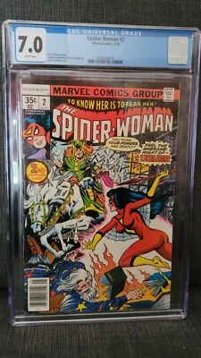 Spider-Woman #2 - CGC 7.0 - WP - Marvel - 1978 - 1st Morgan LeFay - Image 1 of 2