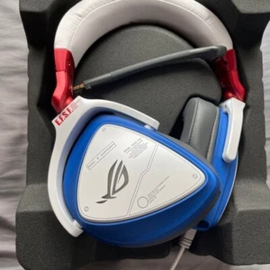 ASUS ROG Delta Gundam Edition Gaming Headset ESS Quad-DAC RGB Lighting No BOX - Picture 1 of 10