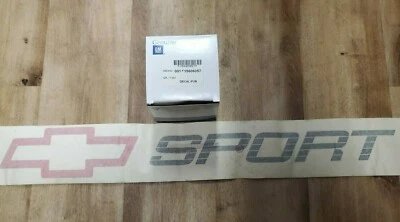 NOS OEM Genuine GM CHEVROLET SPORT Tailgate or Bedside Decal  - Image 1 of 4