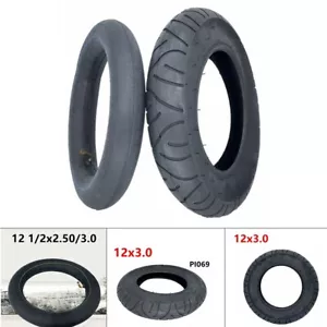 Nuevo tubo interior y neumático de 12 pulgadas 12x3,0 para bicicleta eléctrica scooter de goma - Imagen 1 de 5