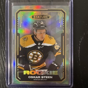 2021-22 Upper Deck Stature Design Photo Variant #176 Oskar Steen #11/22 RC