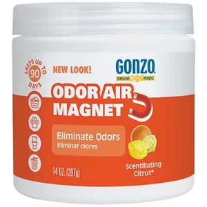 Gonzo Natural Magic Odor Air Magnet - Eliminates Odors from Closets, RV's, - Picture 1 of 1