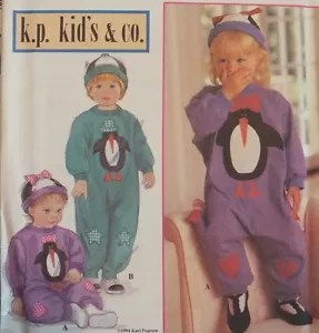 OOP SIMPLICITY 8788 Toddlers Romper & Hat w Penguin Applique PATTERN 1-2-3-4 UC - Picture 1 of 3